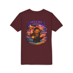 Miami Haunted City Youth Tee – Pumpkin Jack-O'-Lantern Halloween Shirt