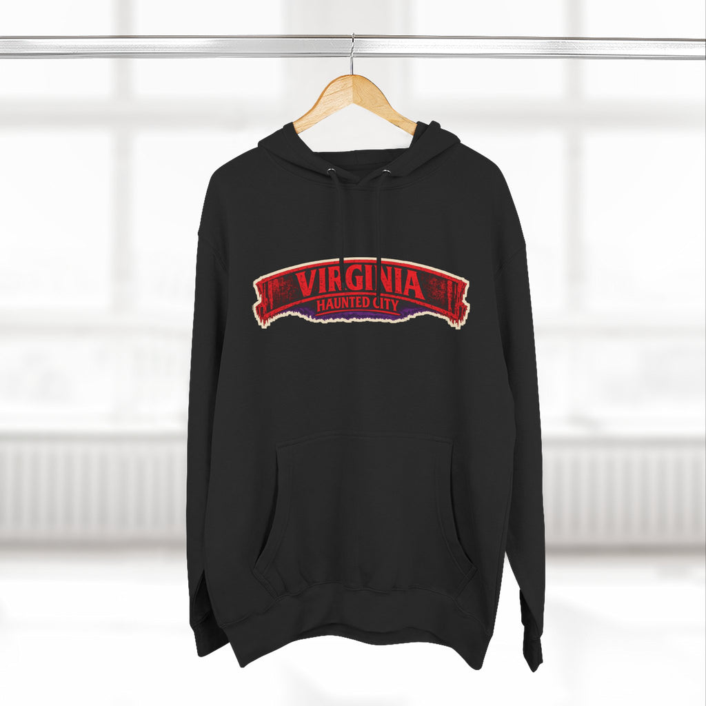 Virginia Haunted City Hoodie — Hampton Roads Gothic Halloween Pullover