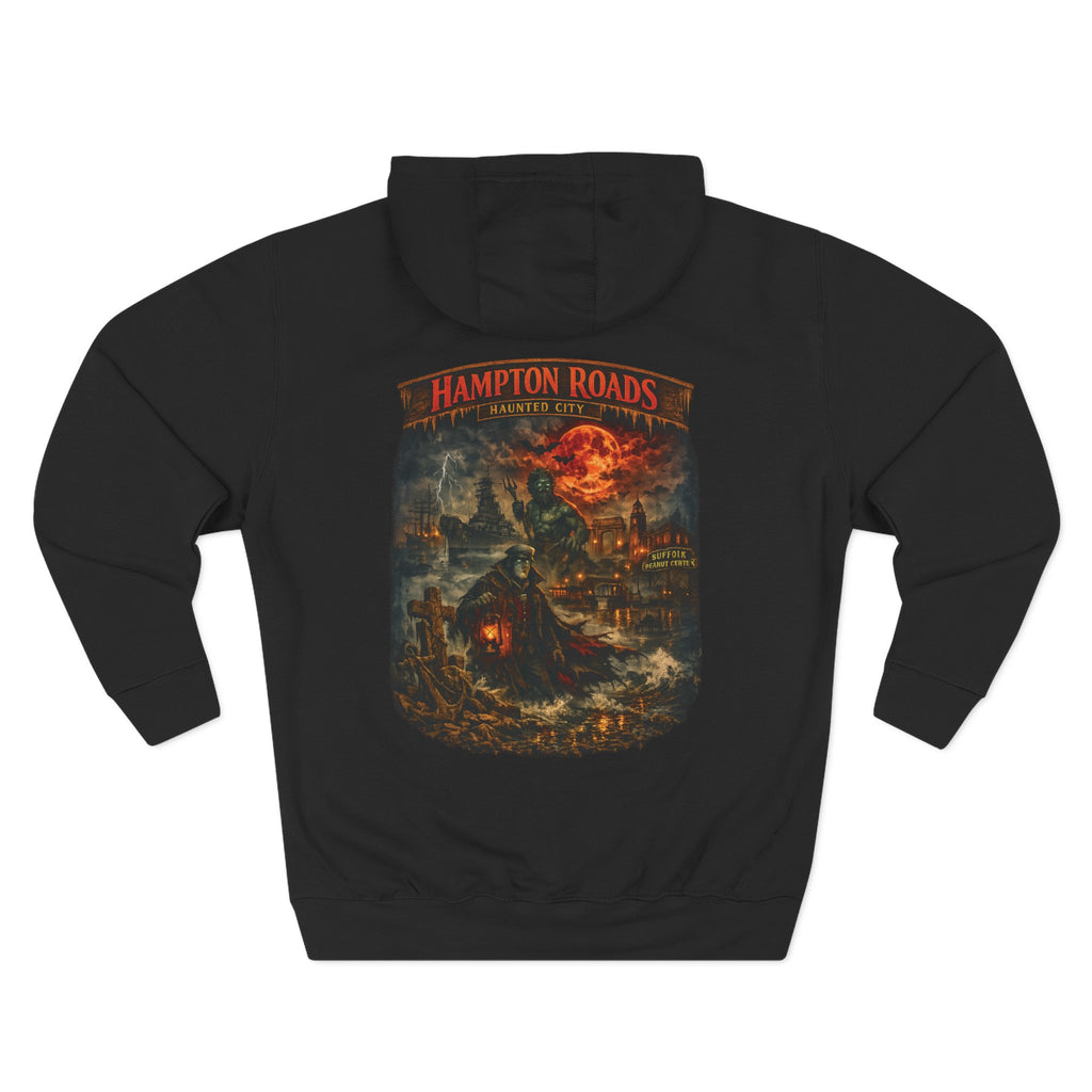Virginia Haunted City Hoodie — Hampton Roads Gothic Halloween Pullover