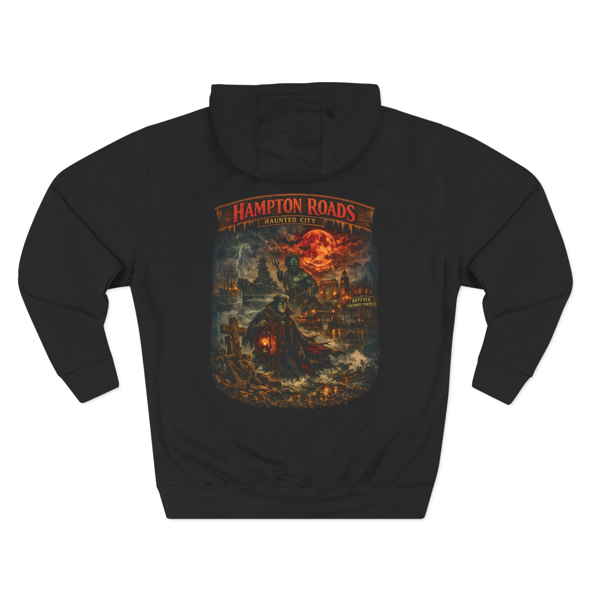 Virginia Haunted City Hoodie — Hampton Roads Gothic Halloween Pullover