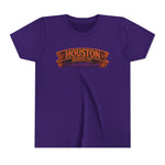 Youth Tee - Houston Haunted City Pumpkin Astronaut Halloween Shirt