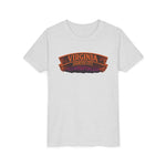 Virginia Haunted City Youth Tee — Halloween Pumpkin Ghosts Tee