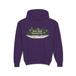 Youth Hoodie – New York Haunted City Vintage Spooky Graphic