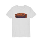 Youth Tee - Houston Haunted City Pumpkin Astronaut Halloween Shirt