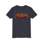 Youth Tee - New Orleans Haunted City Witch Design