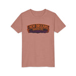 Youth Tee - New Orleans Haunted City Witch Design