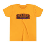 New York Haunted City Youth Tee — Halloween Pumpkin Jack-O'-Lantern Shirt