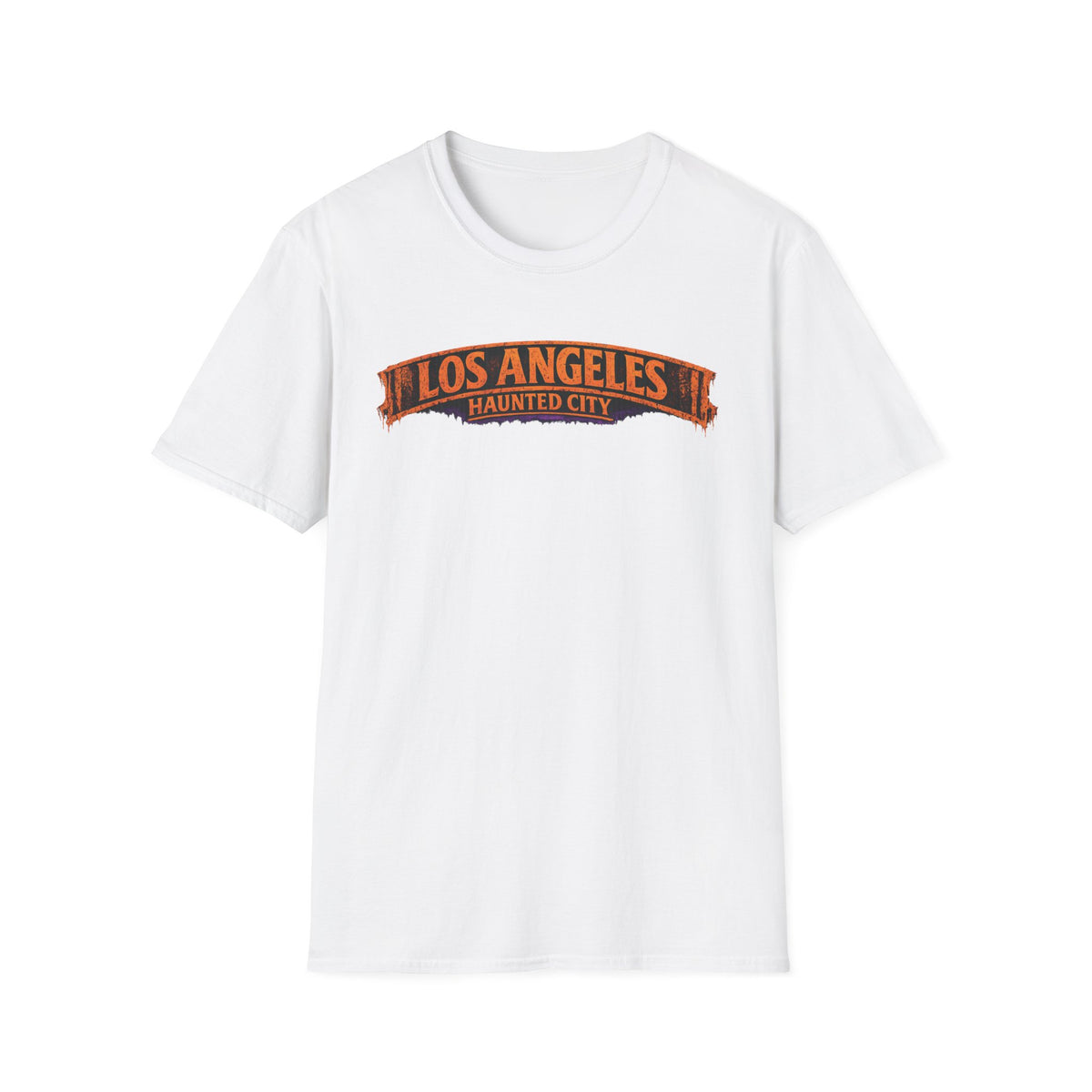 Los Angeles Haunted City T-Shirt — Retro Spooky Tour Tee