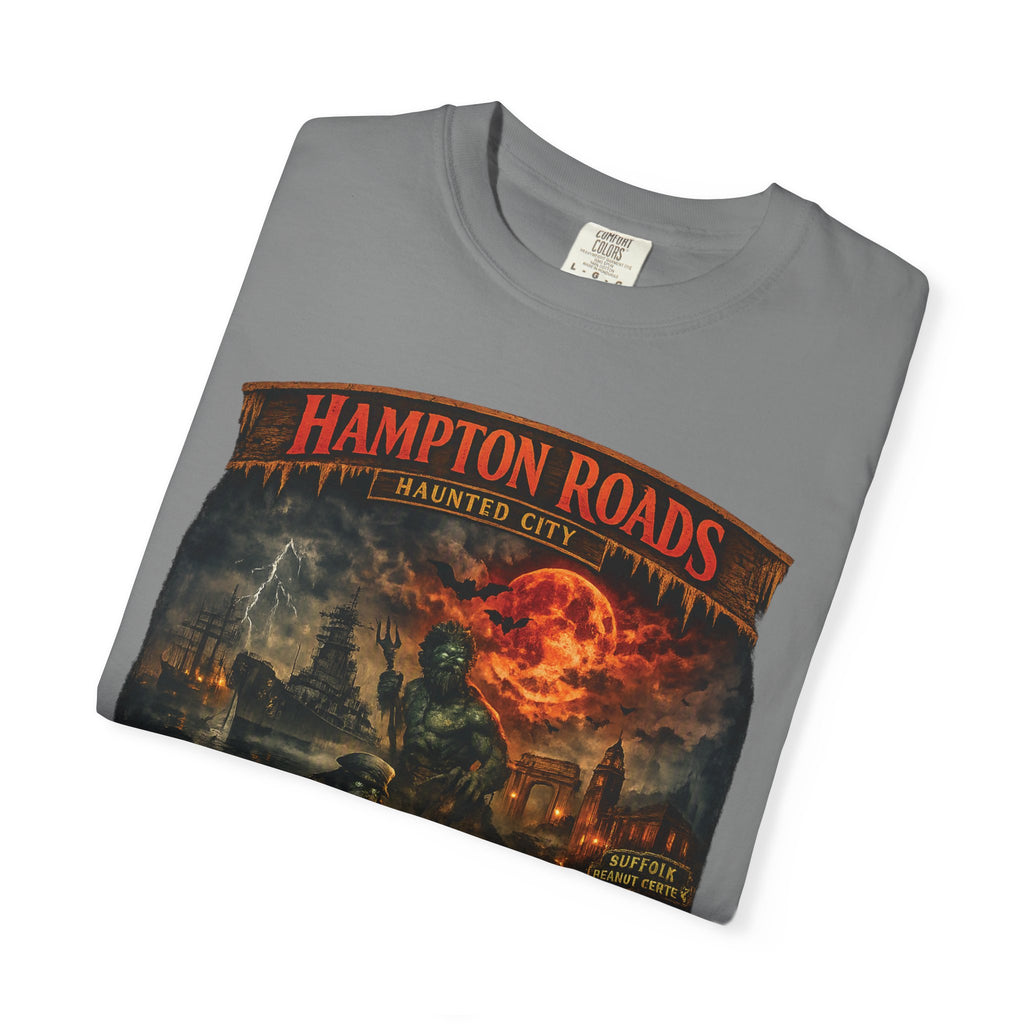 Hampton Roads Haunted City T-Shirt — Spooky Gothic Halloween Tee