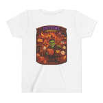 Detroit Haunted City Youth Tee — Halloween Monster Pumpkin Graphic