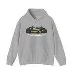 Miami Haunted City Hoodie — Vintage Haunted House Graphic Pullover
