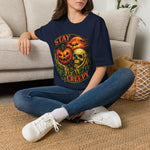 Stay Creepy Halloween T-Shirt — Vintage Pumpkin & Skull Spooky Tee