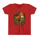 Stay Creepy Youth Tee — Halloween Pumpkin & Skull Kids T-Shirt