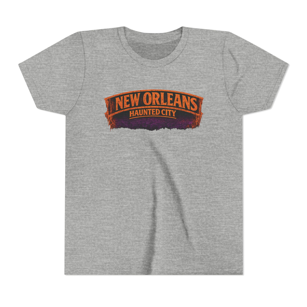 Youth Tee - New Orleans Haunted City Witch Design