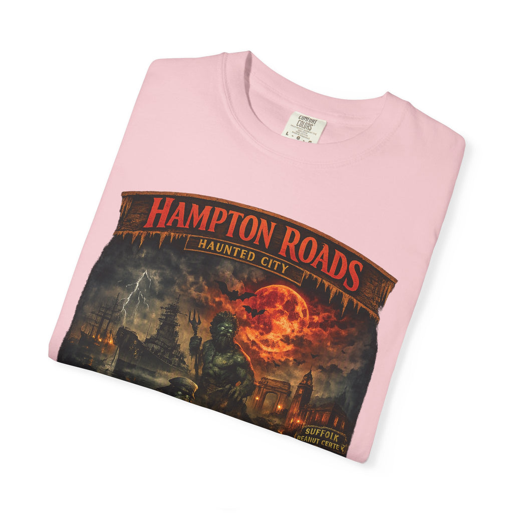 Hampton Roads Haunted City T-Shirt — Spooky Gothic Halloween Tee