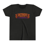 Detroit Haunted City Youth Tee — Halloween Monster Pumpkin Graphic