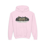 Youth Hoodie – New York Haunted City Vintage Spooky Graphic