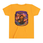 Miami Haunted City Youth Tee – Pumpkin Jack-O'-Lantern Halloween Shirt
