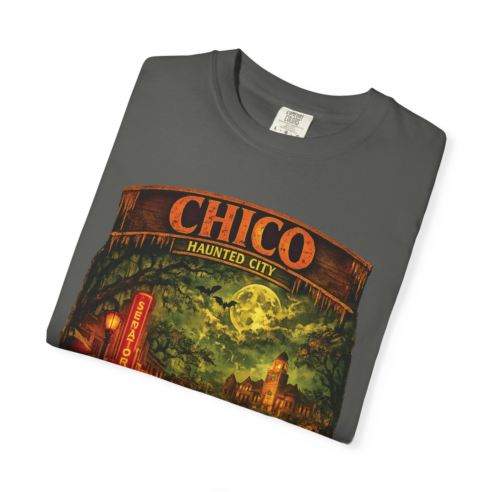 Chico Haunted City Graphic T-Shirt