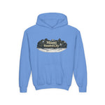 Miami Haunted City Youth Hoodie — Spooky Graveyard Graphic Sweatshirt