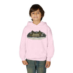 Houston Haunted City Youth Hoodie — Spooky Ghosts Graphic Pullover