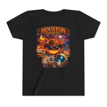 Youth Tee - Houston Haunted City Pumpkin Astronaut Halloween Shirt