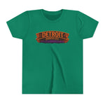 Detroit Haunted City Youth Tee — Halloween Monster Pumpkin Graphic
