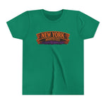 New York Haunted City Youth Tee — Halloween Pumpkin Jack-O'-Lantern Shirt