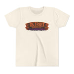 Detroit Haunted City Youth Tee — Halloween Monster Pumpkin Graphic