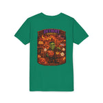 Detroit Haunted City Youth Tee — Halloween Monster Pumpkin Graphic