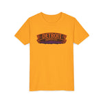 Detroit Haunted City Youth Tee — Halloween Monster Pumpkin Graphic