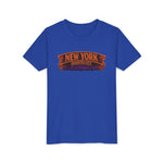 New York Haunted City Youth Tee — Halloween Pumpkin Jack-O'-Lantern Shirt