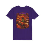 Detroit Haunted City Youth Tee — Halloween Monster Pumpkin Graphic