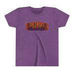 Detroit Haunted City Youth Tee — Halloween Monster Pumpkin Graphic