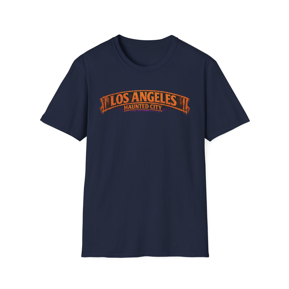 Los Angeles Haunted City T-Shirt — Retro Spooky Tour Tee