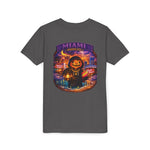 Miami Haunted City Youth Tee – Pumpkin Jack-O'-Lantern Halloween Shirt