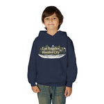Los Angeles Haunted City Youth Hoodie — Spooky Cityscape Pullover