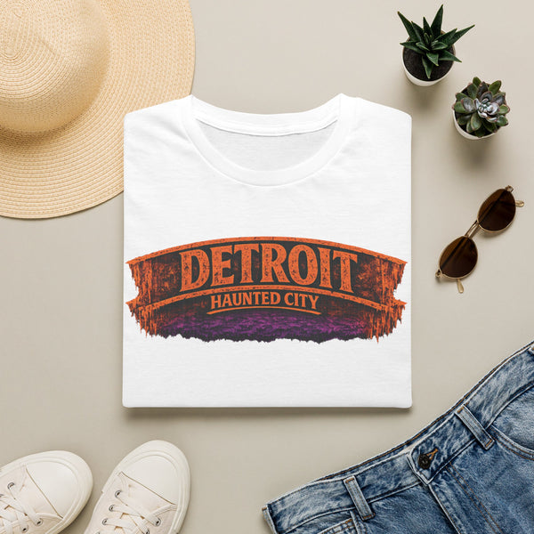 Detroit Haunted City T-Shirt — Retro Spooky City Tee