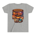 Youth Tee - Houston Haunted City Pumpkin Astronaut Halloween Shirt