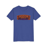 Youth Tee - Houston Haunted City Pumpkin Astronaut Halloween Shirt
