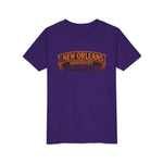 Youth Tee - New Orleans Haunted City Witch Design