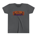New York Haunted City Youth Tee — Halloween Pumpkin Jack-O'-Lantern Shirt