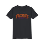 Detroit Haunted City Youth Tee — Halloween Monster Pumpkin Graphic