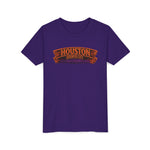 Youth Tee - Houston Haunted City Pumpkin Astronaut Halloween Shirt