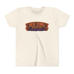 New York Haunted City Youth Tee — Halloween Pumpkin Jack-O'-Lantern Shirt