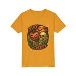 Stay Creepy Youth Tee — Halloween Pumpkin & Skull Kids T-Shirt