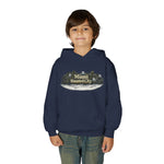 Miami Haunted City Youth Hoodie — Spooky Graveyard Graphic Sweatshirt
