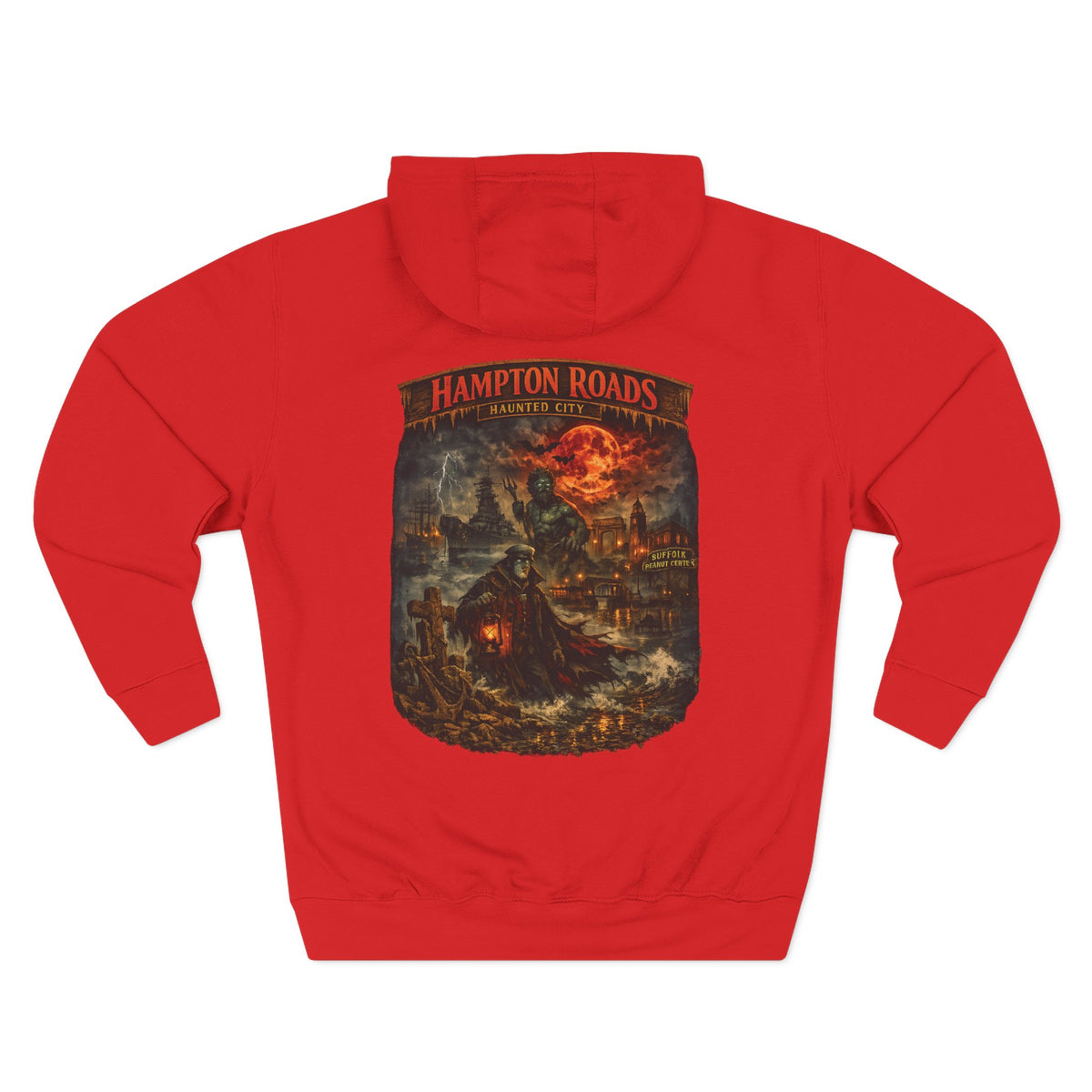 Virginia Haunted City Hoodie — Hampton Roads Gothic Halloween Pullover