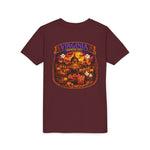 Virginia Haunted City Youth Tee — Halloween Pumpkin Ghosts Tee