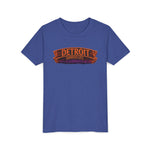 Detroit Haunted City Youth Tee — Halloween Monster Pumpkin Graphic